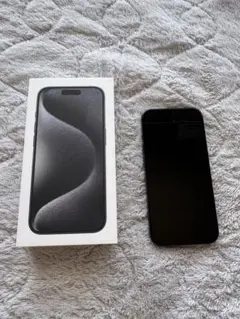 iPhone15Pro 256GB ブラックチタニウム SIMフリー　90%