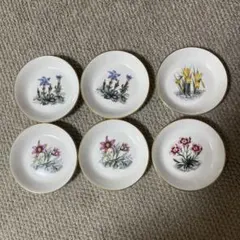 DBT お花の豆皿 ブルーナフラワー 4枚セット 希少 レア ミッフィー