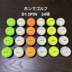 ホンマゴルフ -D1 SPIN- 24球 （076）　　　　　　　　ロストボール