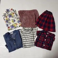 女の子 キッズ服 まとめ売り 6点セット95cm〜130cmまで