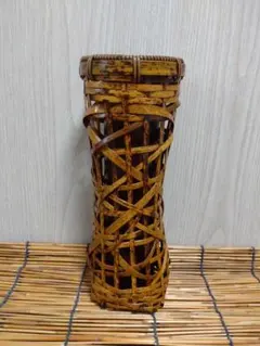 竹籠　花籠　壁掛け