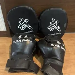 QUAN WANG ボクシングミット WISHENGRENのサムネイル