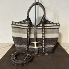 極美品 阪急限定 TOD'S トッズ タイムレス 2way ハンドバッグ