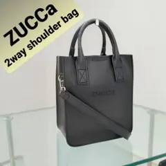 ZUCCa 2way ショルダーバッグ ハンドバッグ 2wayバッグ ロゴバッグ
