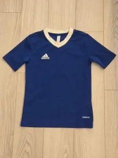 adidas アディダス エントラーダ22 サッカーシャツ キッズ J130 青