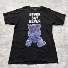 MILKBOY Tシャツ NEVER SAY NEVER テディベア 黒 L