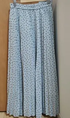 GU　小花柄プリーツスカート　S