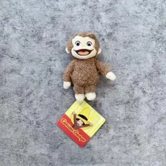 新品未使用 おさるのジョージ　赤いほっぺマスコット　くたっと