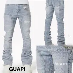 GUAPI ライトブルー デニムパンツ
