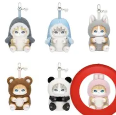即日発送☆モフサンド　Kiramekko ぬいぐるみマスコット うさぎにゃん