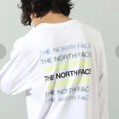 THE NORTH FACE ザ ノースフェイス 長袖 ロング　T シャツ 白のサムネイル