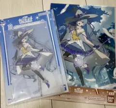 一番くじ 雪ミク 2014 ビッグアクスタ　ラバーチャーム　クリアポスター