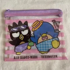 スシロー　サンリオ　はぴだんぶい　ファスナーポーチ