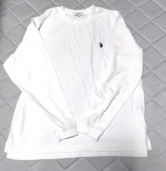 U.S. POLO ASSN. 長袖カットソー ホワイト Lサイズのサムネイル