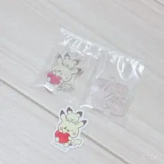 ポケピース アクリルスタンド フレークシール ピカチュウ＆ピチュー