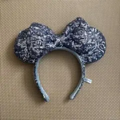 ディズニーシーミニーマウススパンコールカチューシャ
