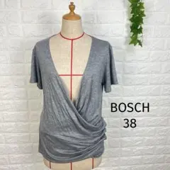 【美品】BOSCH ボッシュ　半袖カットソー　グレー　38 日本製のサムネイル