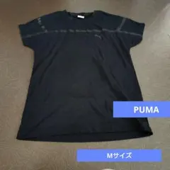 PUMA ブラック Tシャツ M　Tシャツ　ジム