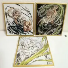 鬼滅の刃　無限城編　WEBSHOPくじ　アクリル色紙　不死川実弥　3点セット