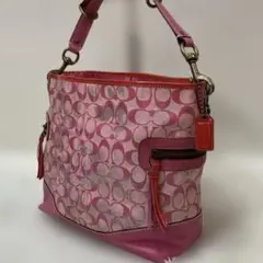 入手困難　COACH コーチ シグネチャー　ワンショルダーバッグ ピンク