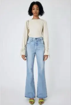 MOUSSY MVS L/BLU FLARE サイズ 26