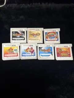 妖怪ウォッチシリーズ 7本 3DSソフト 赤猫団 真打スシ 等 セット