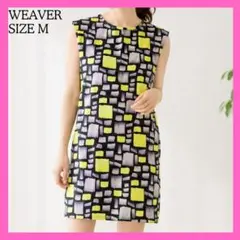 【美品】Weaver ノースリーブ チュニック ワンピース M ポケット付