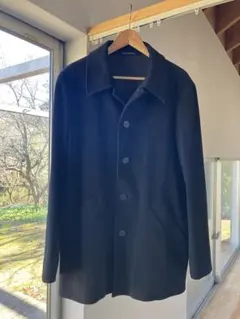 の*け様 agnès b. 黒 ウールコート フランス製