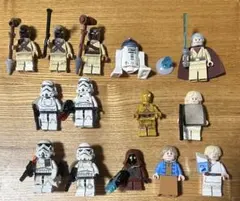 レゴ スターウォーズ ミニフィグ ルーク レイア K-3PO メディカル 