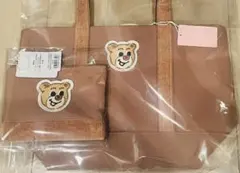 即日発送‼️ フェイラー　オールドテディ　ワッペン　トートバッグ　ポーチ