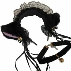 【ケモナー垂涎！】フリル＆鈴付き猫耳カチューシャ