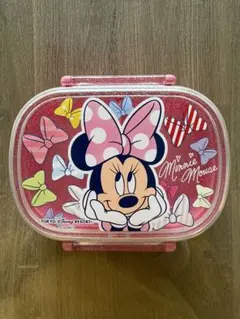 美品 ディズニーリゾート　ミニーマウス お弁当箱　ランチケース リボン