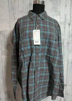 新品 BEAMS イージーフィット ブライトカラーチェック シャツ M