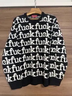 Supreme Fuck Sweater ブラック Mのサムネイル