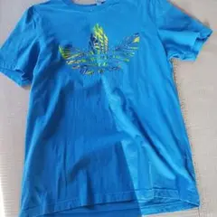 adidas JUNGLE TEE 青 Tシャツ