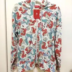 新品□ディズニー　アリエル　長袖パーカー　リトルマーメイド　М
