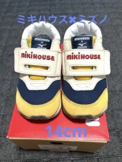 ミキハウス mikihouse ミズノコラボ セカンドベビーシューズ　14cm