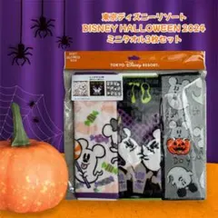 【大人気キャラクター！】TDR ディズニーハロウィン　ミニタオル3枚セット