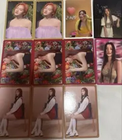 11枚 TWICE サナ トレカ まとめ売り