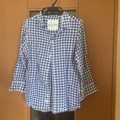 Right-on ギンガムチェックシャツ