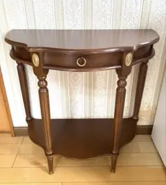 イタリア ロココ調猫脚 大理石木製コンソール テーブル 花台 - メルカリ