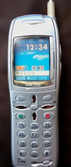 au cdmaOne C309Hシルバー 携帯電話 モックアップ 店頭展示品 - メルカリ