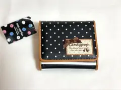 【未使用品】二つ折り財布 ドット柄　pop parlor
