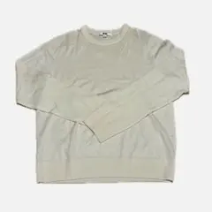 UNIQLO 長袖ニット(薄手・春) クルーネックセーター