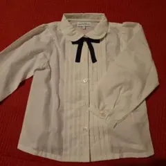 美品　GREEN LABEL RELAXING 長袖シャツ 105　白　発表会