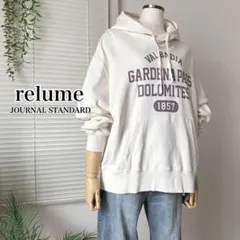 【2024AW】relume ロゴプリントフーディースウェット パーカーのサムネイル