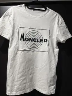 美品】モンクレール 立体ラバーロゴ Tシャツ イエロー Sサイズ 正規品 