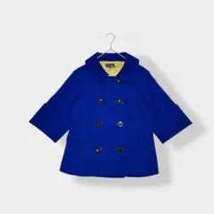 SmackyGlam スマッキーグラム 7分袖 ジャケット コート ブルー 4