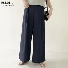 タックパンツ ワイドパンツ