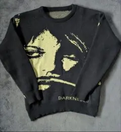 ニット ストリート 海外ストリート y2k 顔面 ニット たばこ ユニセックス